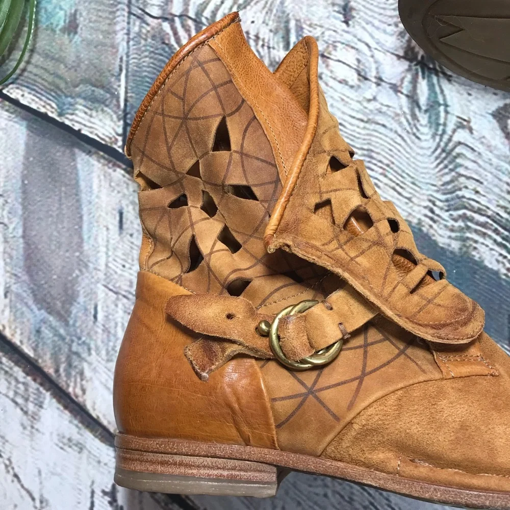 ๐๐ธ A.S 98 Nellyn Leather Suede Bootie ๐ธ๐ - Picture 8 of 16